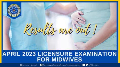 board exam result midwifery 2023